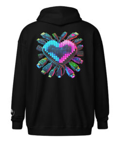 I Love Pixels v001 hoodie