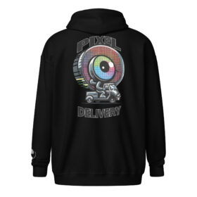 Pixel Delivery v002 hoodie