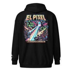 El Pixel y los Devoradores de Universos v001 hoodie